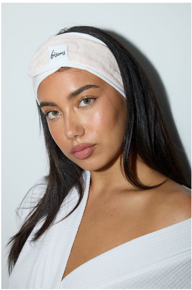 Bisous Spa Headband - Nude Pink